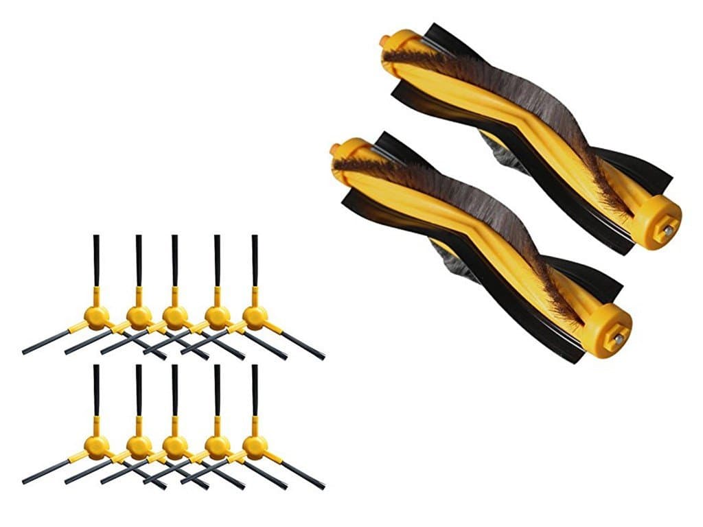 Cleando Accessory Kit for ECOVACS DEEBOT M80 M81 M85 M88 R95 (2 Main Brush & 10 Side Brushes)