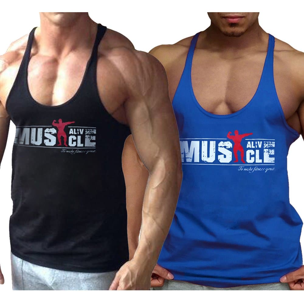 Alivebody Men's Athletic Basic Tank Top Sleeveless