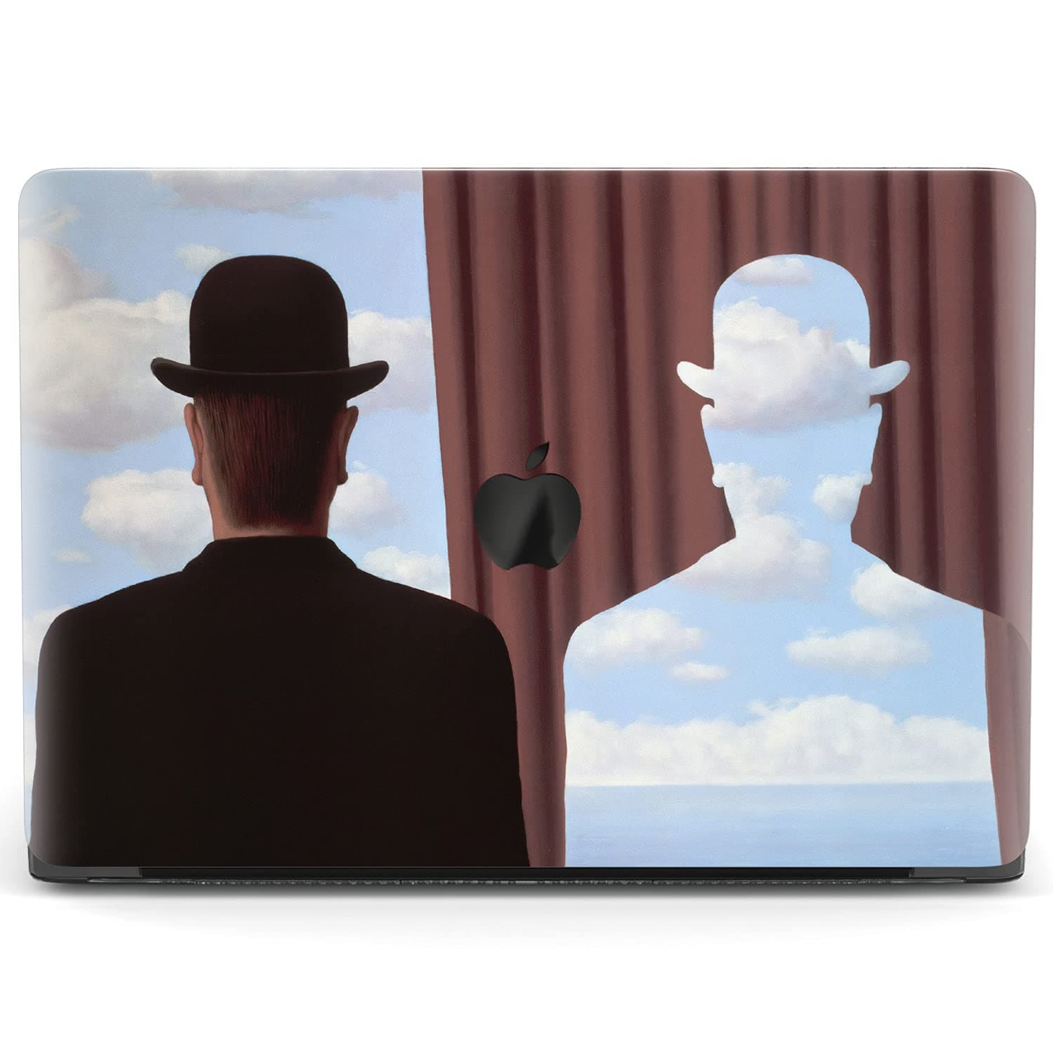 Hard Case Compatible with MacBook Pro 16 14 Air 15 13 inch M3 M2 M1 Mac 2024 2023 2022 2018 Cover Laptop Rene Magritte Touch Bar Surrealism Painting Art Protective Clear Print Decalcomania