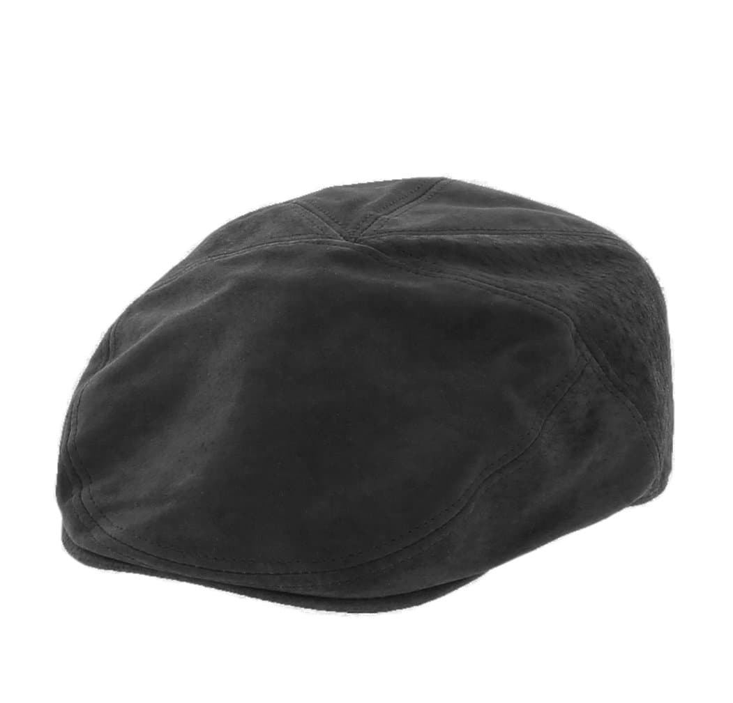Whiteley Fischer Soft Leather 5 Panel Flat Cap