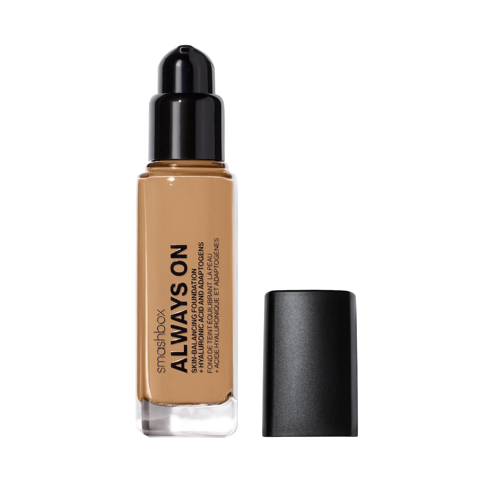 Smashbox Always On Skin-Balancing Foundation | Medium-To-Full Coverage Foundation | Hyaluronic Acid with a Natural-Looking, Second-Skin Finish, 1 Fl Oz