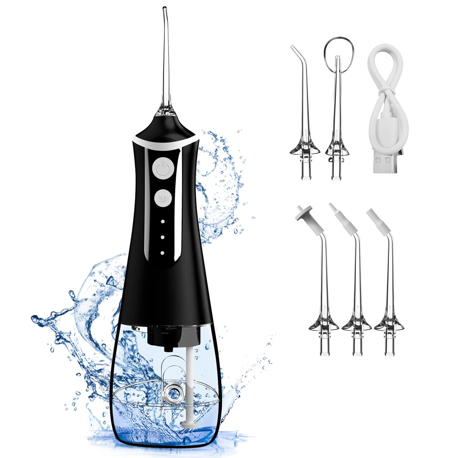 Black 300mL Water Flosser