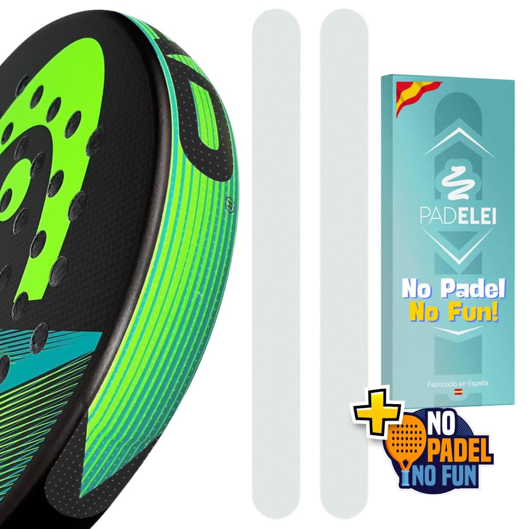 Padel Frame Protector - 2 Units + Custom Sticker - Made in Spain - 370 x 35 mm