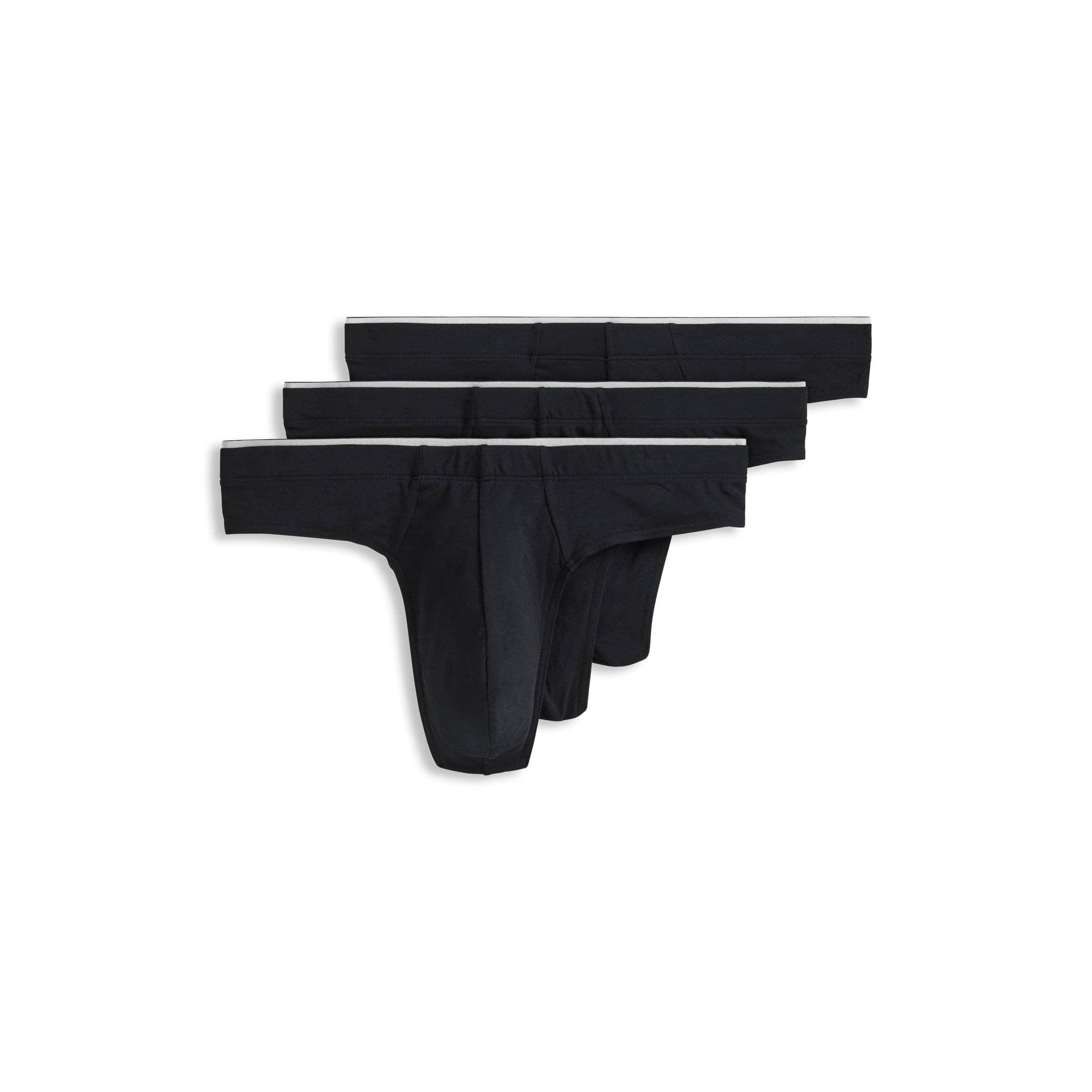 Jockey Men's Underwear True Style Thong - 3 Pack
