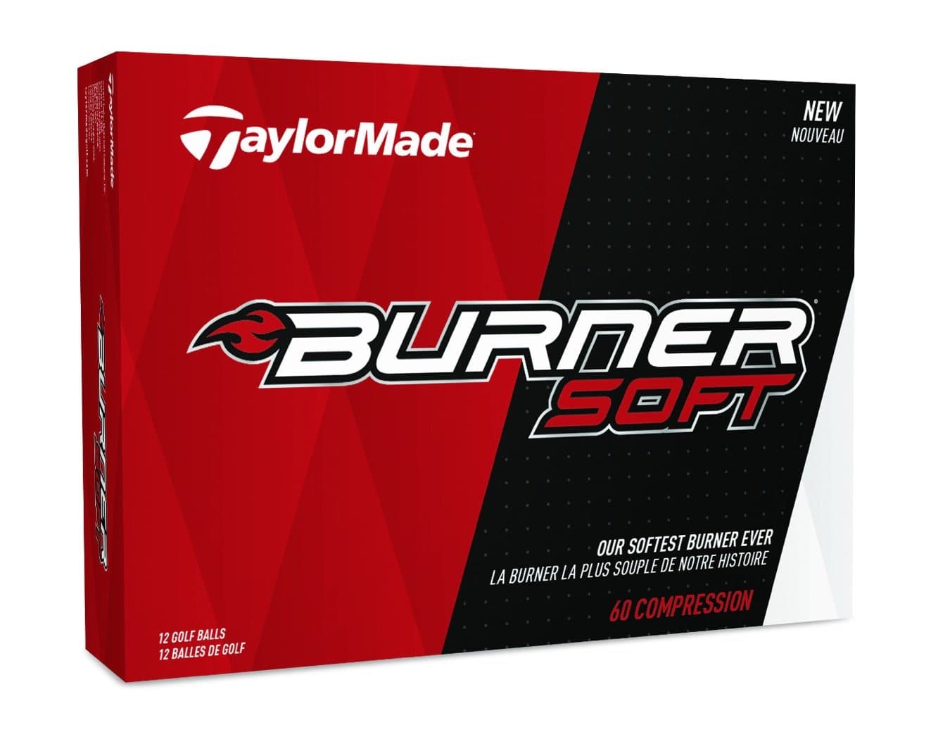 TaylorMade Burner Soft Dozen Golf Balls