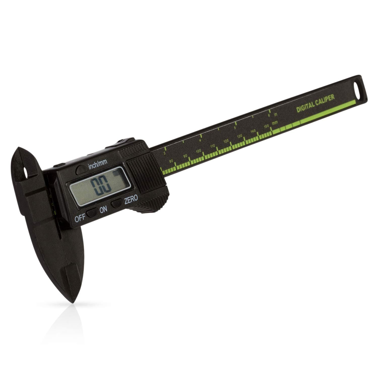 Forge Industrial Digital Caliper - 0-6 Inches Vernier Calipers and Electronic Digital Caliper Measuring Tool with LCD Screen Display Inches/Millimeters Measurement Conversion