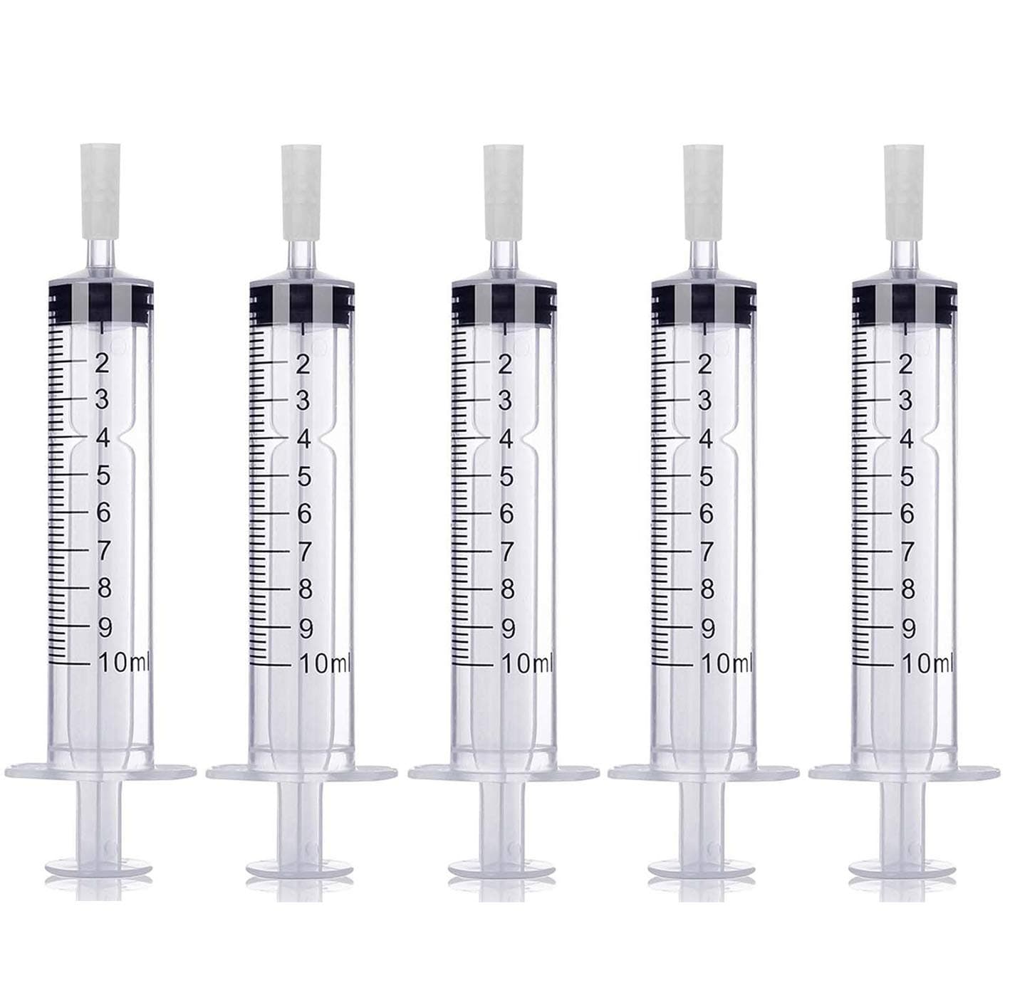10ml Perfume Dispenser Pump Perfume Extraction Plastic Adapter Syringe Pump for Travel Refillable Perfume Atomizer Spray Bottle (5packs)