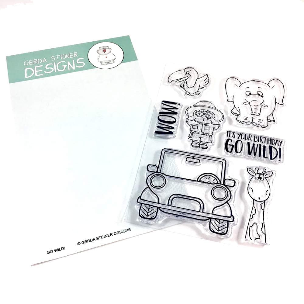 Go Wild! Clear Stamp Set 4x6 Inches