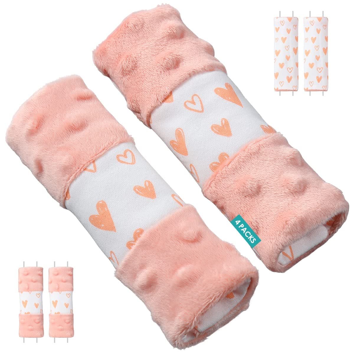 Baby stroller strap covers