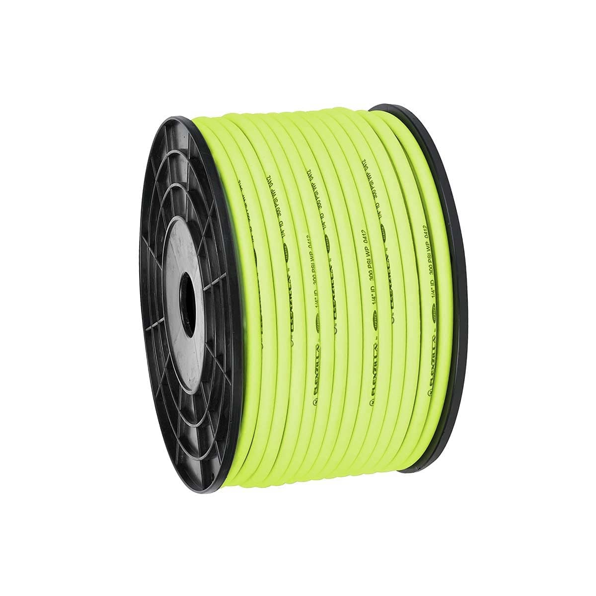 Pro Air Hose, Bulk Plastic Spool, 1/4 in. x 250 ft, Heavy Duty, Lightweight, Hybrid, ZillaGreen - HFZ14250YW