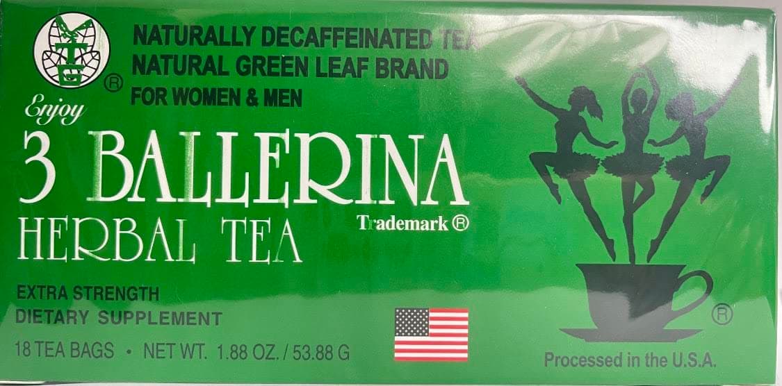 3 Ballerina Tea Dieters Drink -18 tea bags