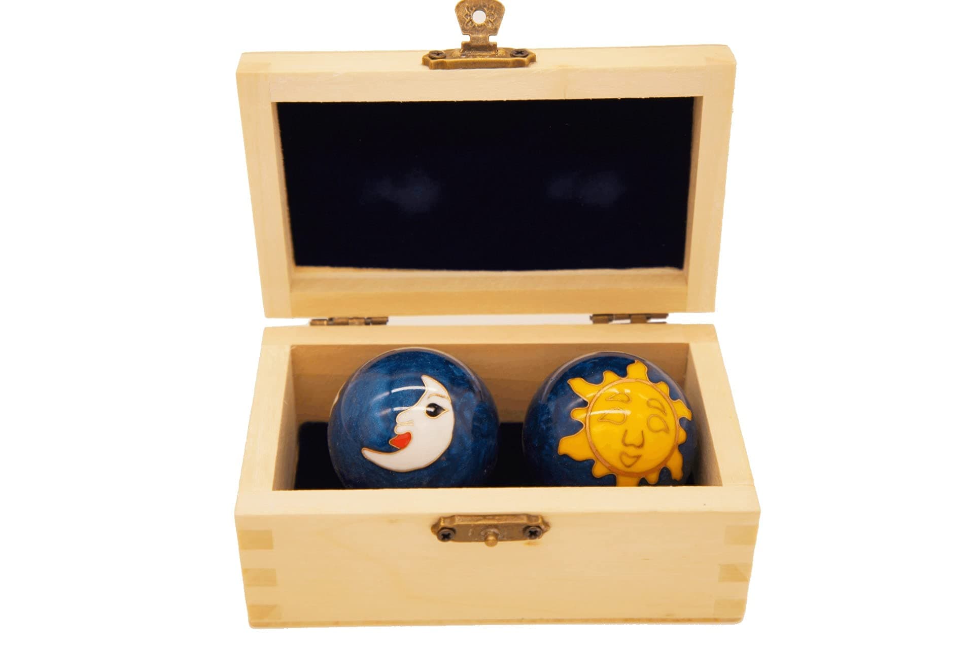 Chiming Harmony Exercise Massage Therapy Balls (Sun & Moon)