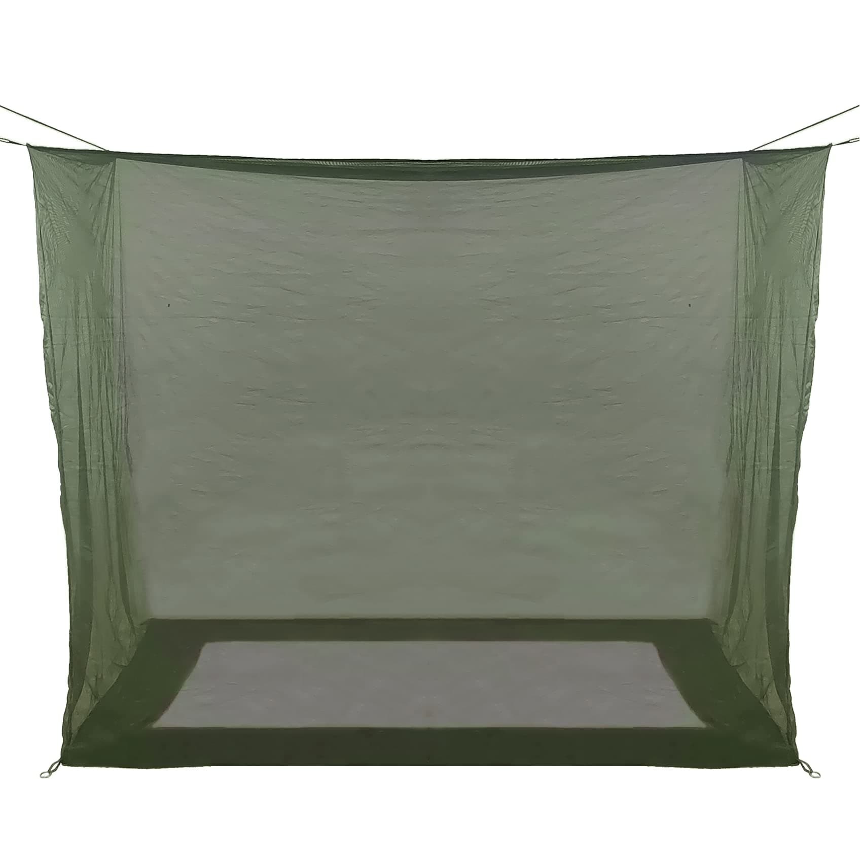 Aventik Premium Rectangular Camping Mosquito Net, The Ultra-Fine Mesh Olive-Green Good for Sleep&Easy to Carry&Easy Installation for Double Bed, Hammocks or Camping Use (82x65x69in/208x165x175cm)