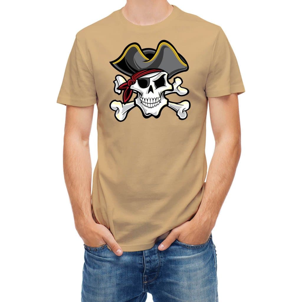 T shirt Pirate Skull Sand S