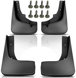 Set of 4 Front and Rear Side Mud Flaps Splash Guard for Mitsubishi Outlander 2006 2007 2008 Sport Utility