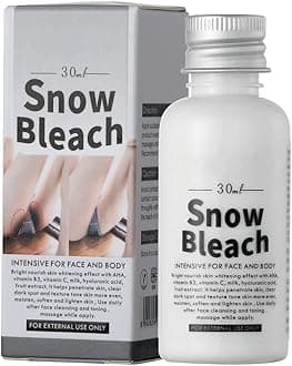 Snow Bleach Skin Whitening Cream,Vitamin C Skin Lightening Cream for Intimate Areas and Bleaching,Crema Blanqueadora para Partes Intimas,Dark Spot Remover for Face,Armpit,Underarm,Elbow,Inner Thigh