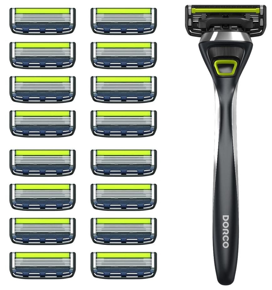 DORCO PACE 5 Pro_5 Blades Refills x 17 (Free pace 5 system handle)