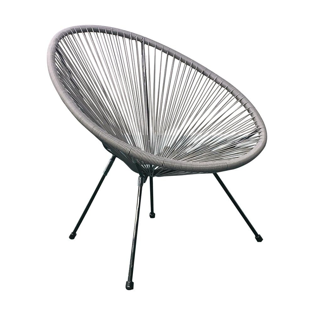 A pair of egg chair,Grey