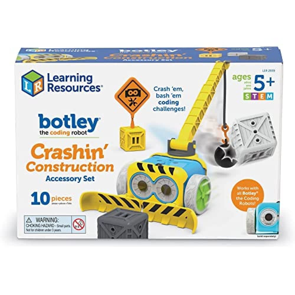Botley Crashin' Construction Challenge, Accessory Set, Kids Coding, Construction Set, STEM Toy, Ages 5 Plus (Botley Not Included)