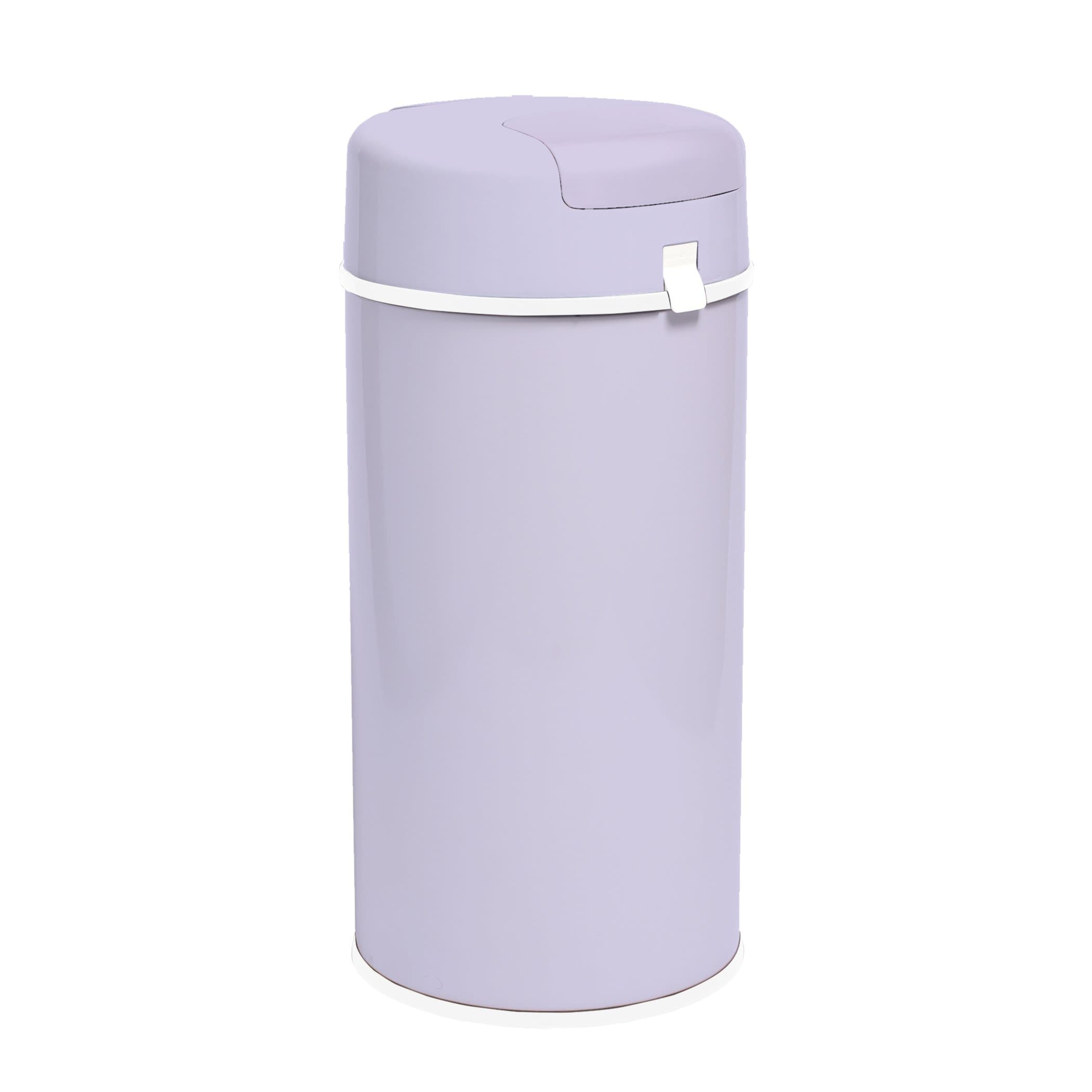 Steel Diaper Pail, Purple