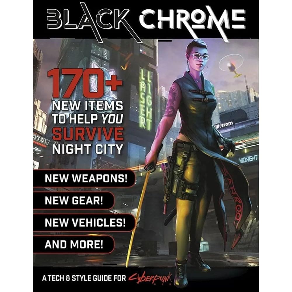Cyberpunk Red RPG Black Chrome Tech & Style Guide Perfect Paperback – March 21, 2023