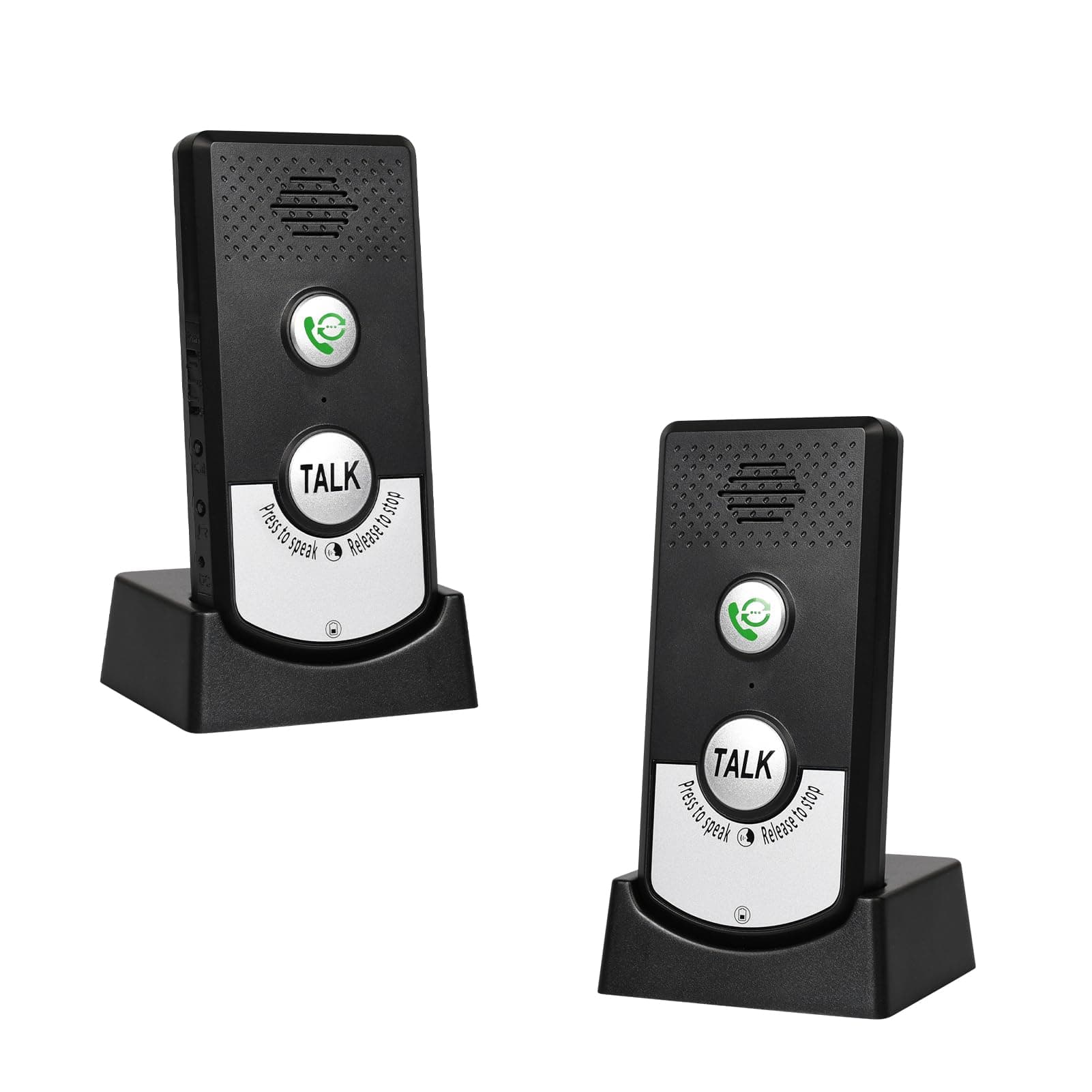 Voice Intercom Doorbell 1000 M, Wireless Intercom System, Wireless Voice Intercom Wireless Intercomunicador, 2 Way Water Proof Wireless Intercom Unit for Family, Elderly, Office