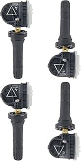 TPMS 13598773, Snap-in Replacement TPMS Sensor Compatible with Chevrolet GMC Cadillac Buick 433MHz Tire Pressure Monitoring System OE#13598773 (4PCS)