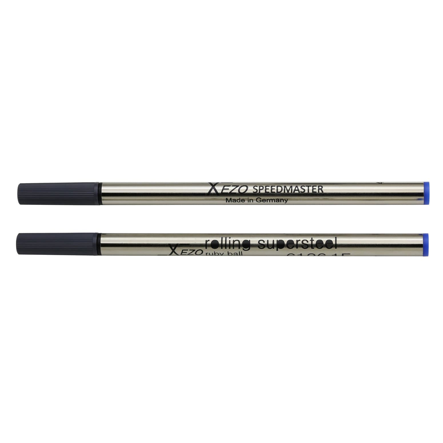 XezoPens Speedmaster Fine Rollerball Refills, Pack of 2, Blue Ink (Blue 6126 Rollerball Refills)