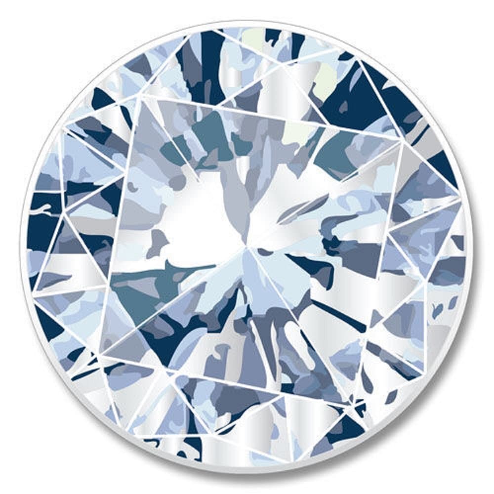 DIAMOND Auto Coaster, Single Coaster for your Car cup holder