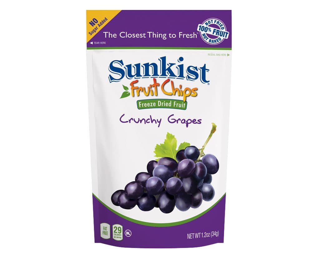 Sunkist Fruit Chips, Grapes, 1.2 Ounce