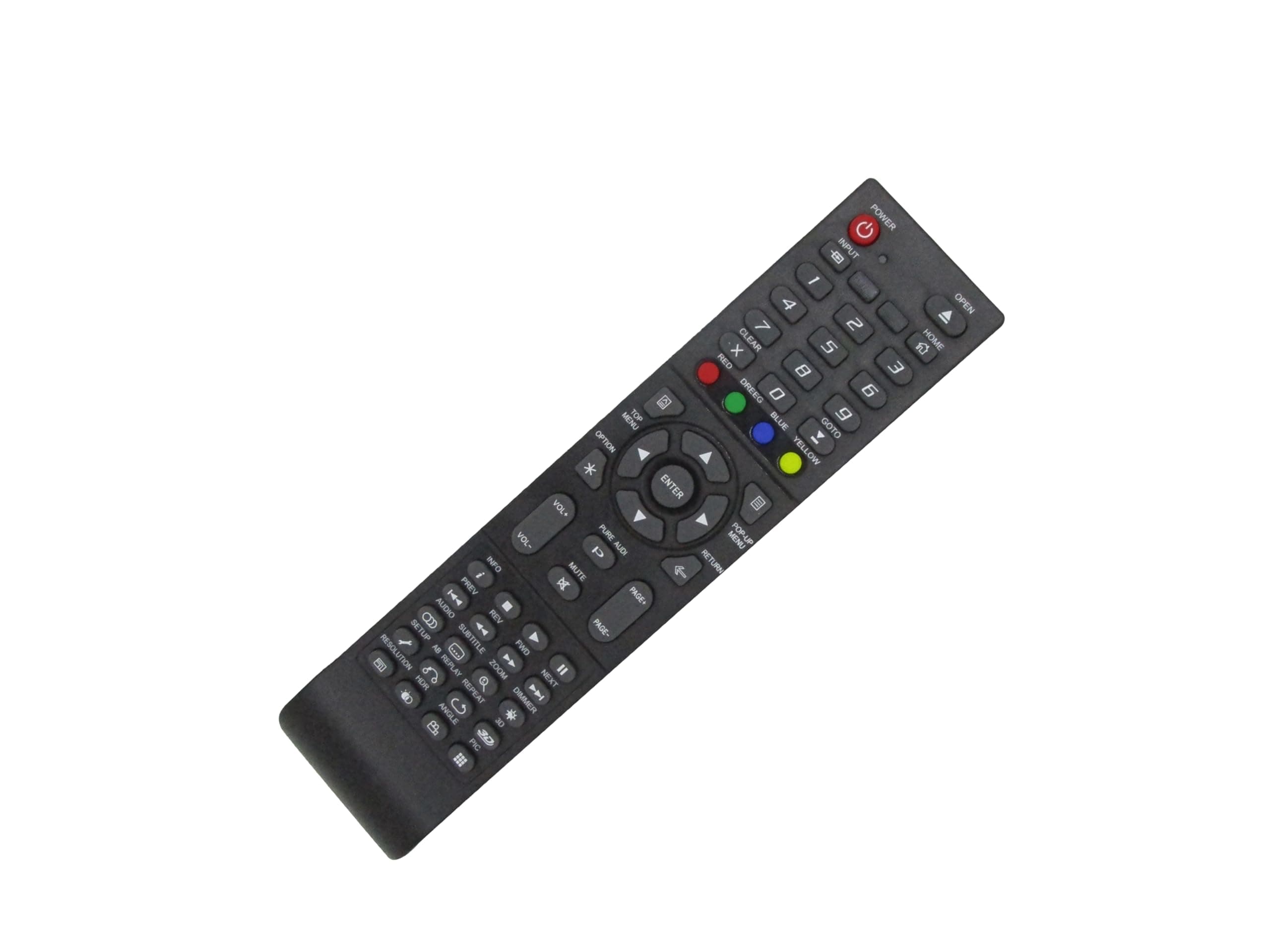 Replacement Remote Control for Oppo UDP-203 UDP-203CN BDT-101CI UDP-205 4K Ultra HD Blu-ray Disc Player