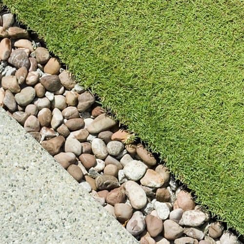 4 Pebble Border Garden Edging Strips stone landscape paths step stones feature