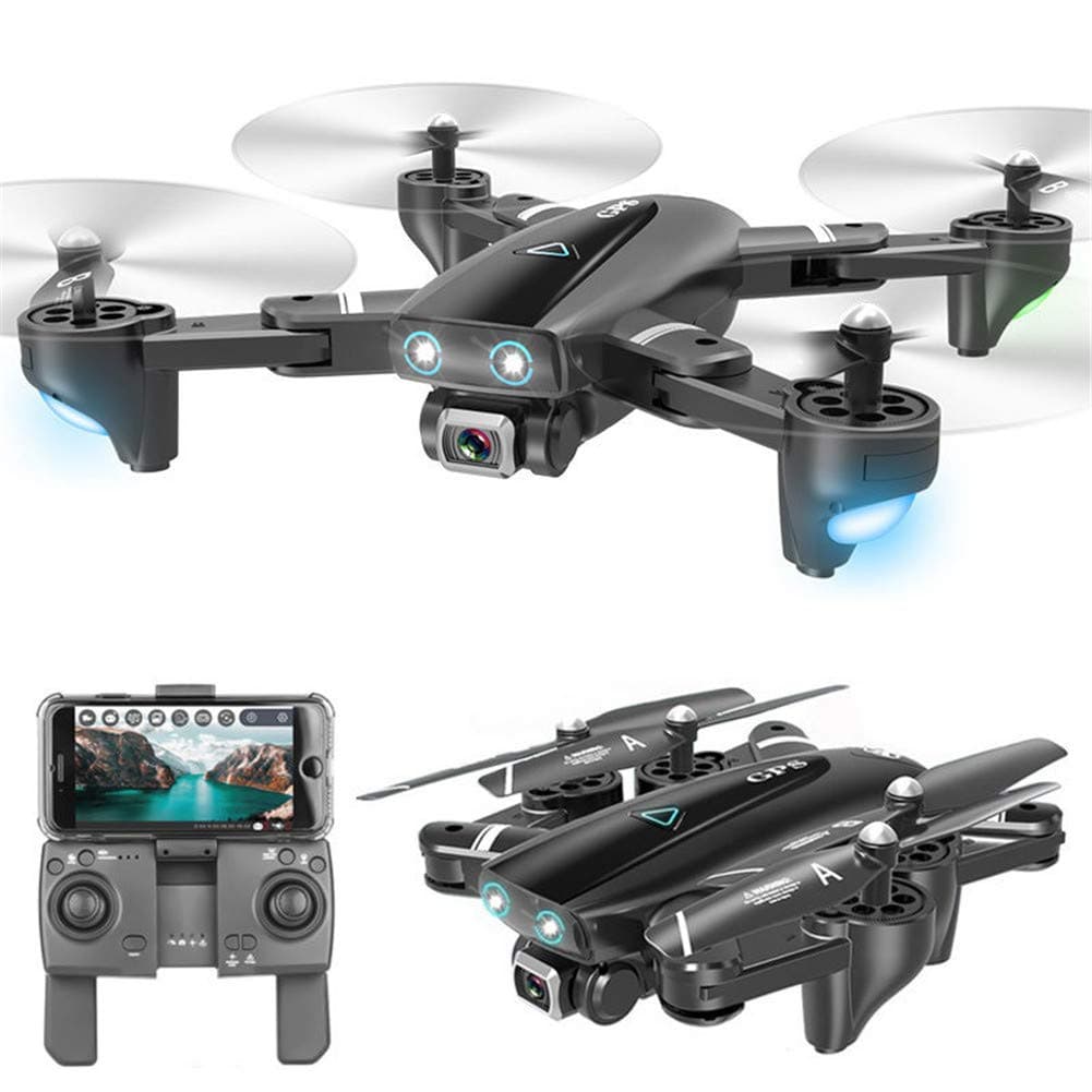 HUAXM GPS Foldable Drone, with 4K Camera for adults and beginners, 5G WiFi Optical Flow Positioning,Color box
