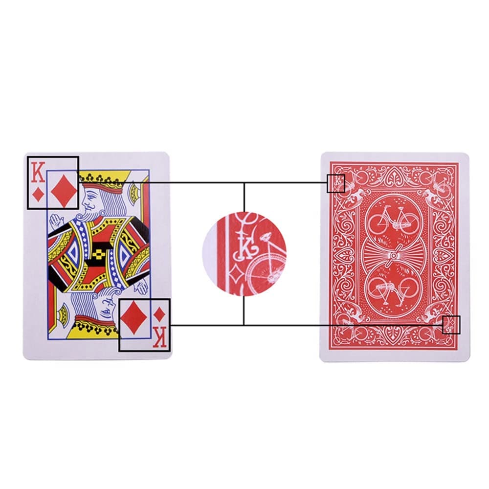 Marked Stripper Deck Marked Playing Cards Poker Magic Close Up Street Illusion Gimmick Mentalism Magia Card