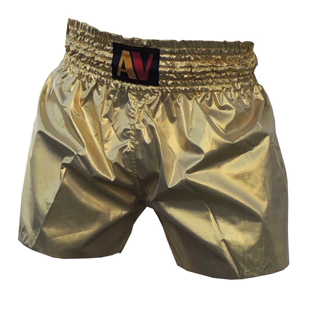 AV Muay Thai Shorts Gold CLEARANCE