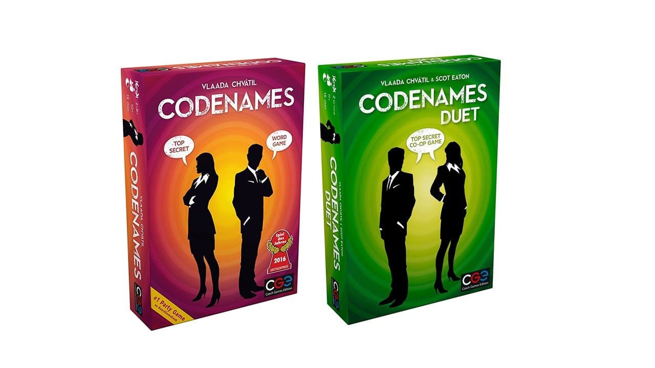 Czech Games Codenames bundle Set with Codenames and Codenames Duet (2 items)