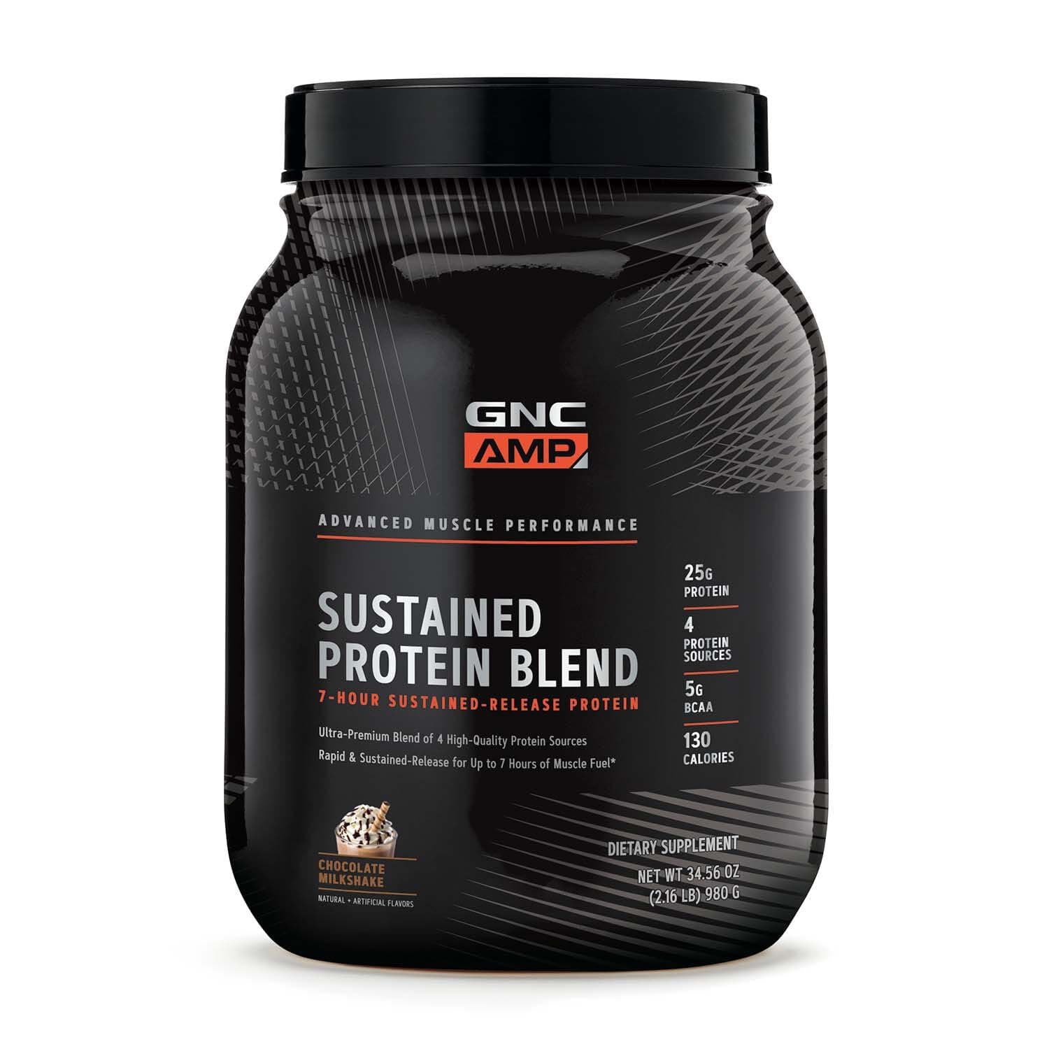 GNC AMP SUSTAINED PROTEIN BLEND