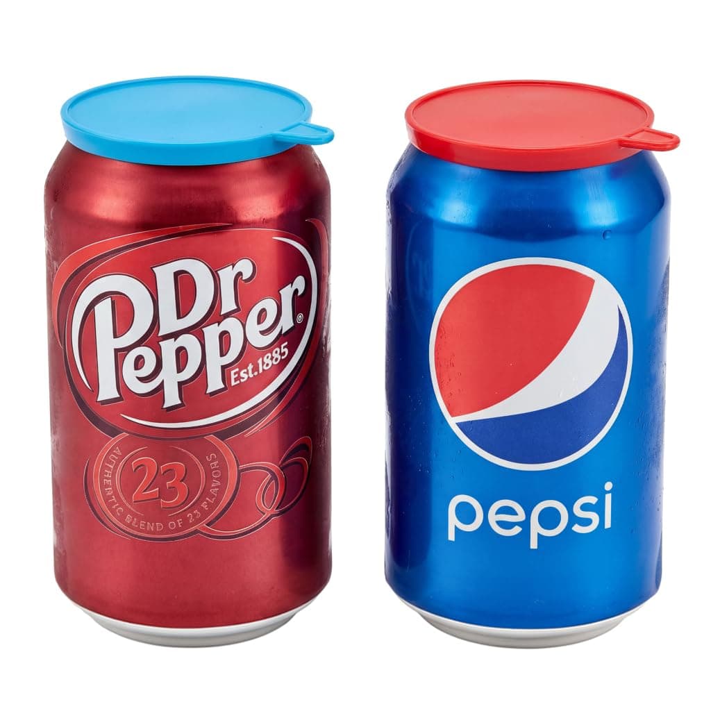 12 Pack Can Lid Covers, Assorted