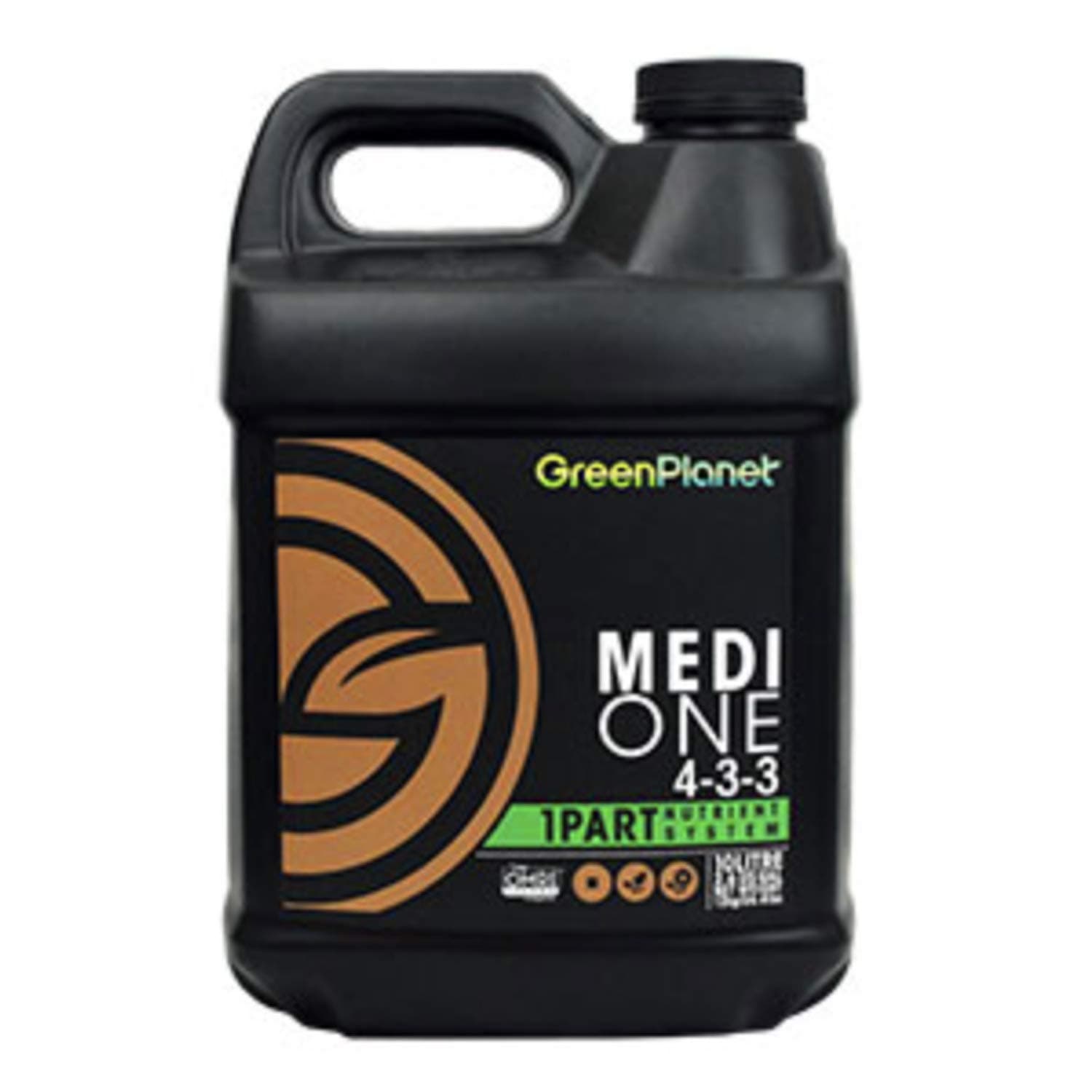 Green Planet Nutrients - MEDI-ONE (10 Liters) One Part, Start to Finish, All Natural Organic Garden Nutrient