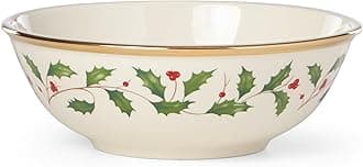 883431 Holiday Place Setting Bowl, Red & Green, Christmas Dinnerware