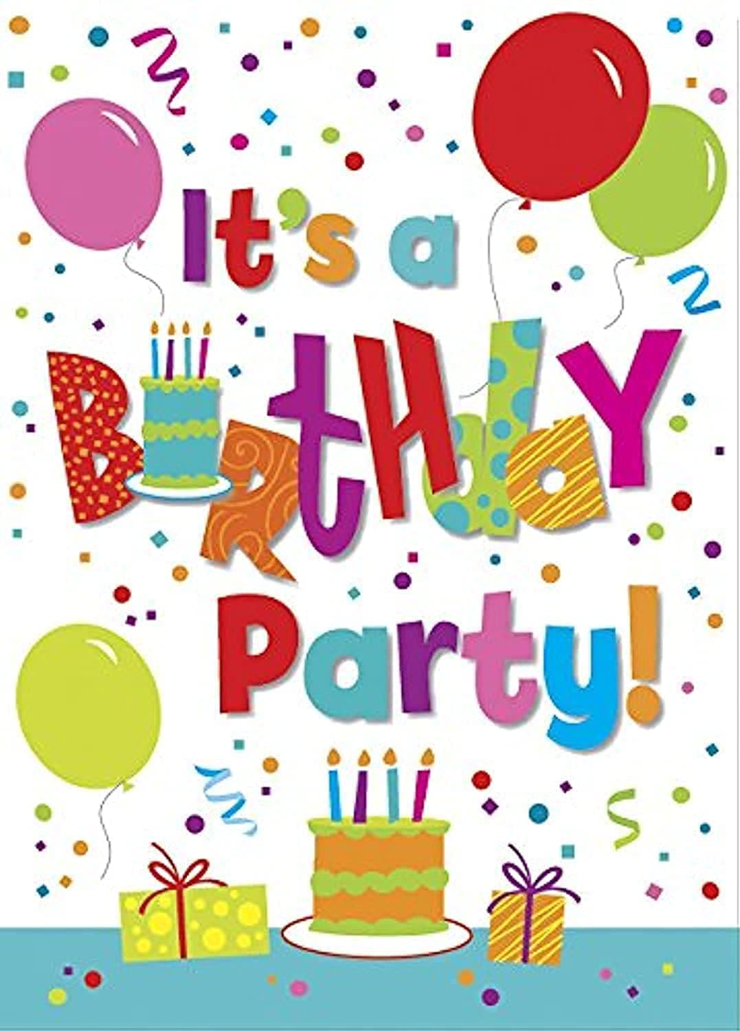 Unique Birthday Jamboree Invitation 8 Pieces