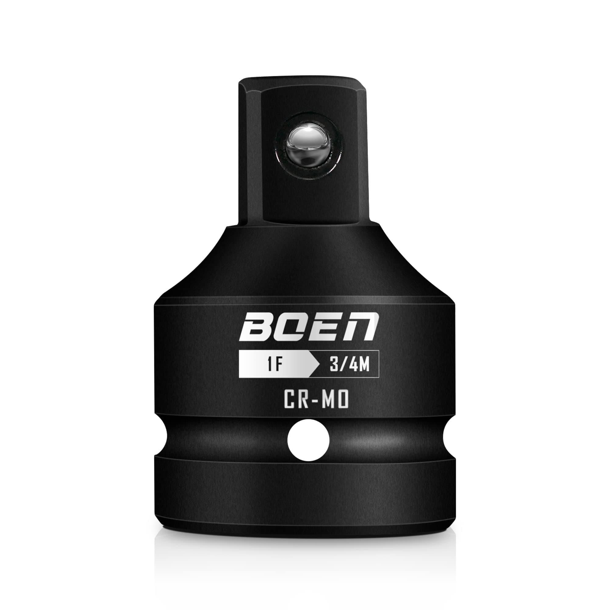 BOEN 1"F to 3/4"M Impact Socket Adapter, Cr-Mo Steel,Socket Adapter Set for Impact Driver Conversions