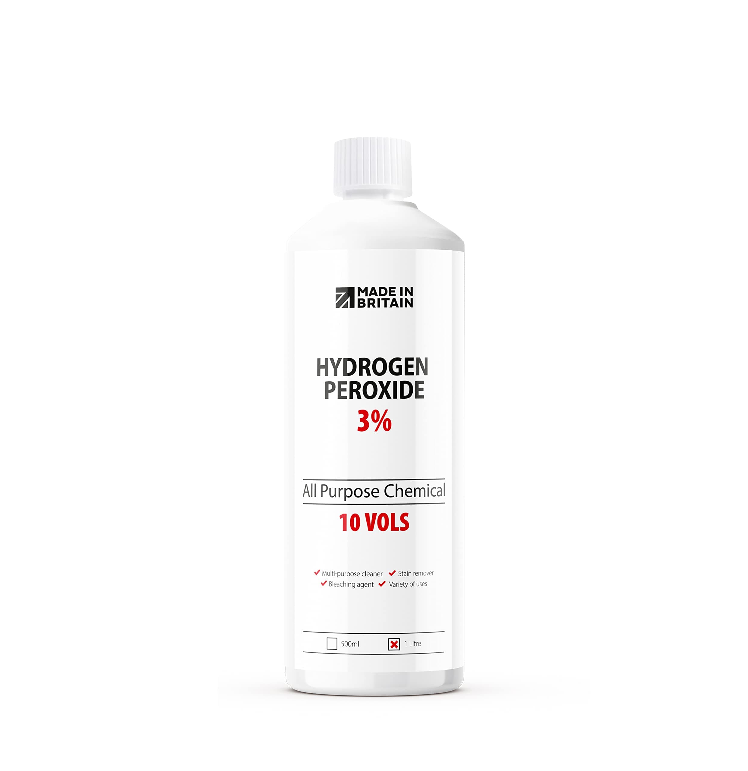 ChemLab McKLords Hydrogen Peroxide 3%, 1 Litre