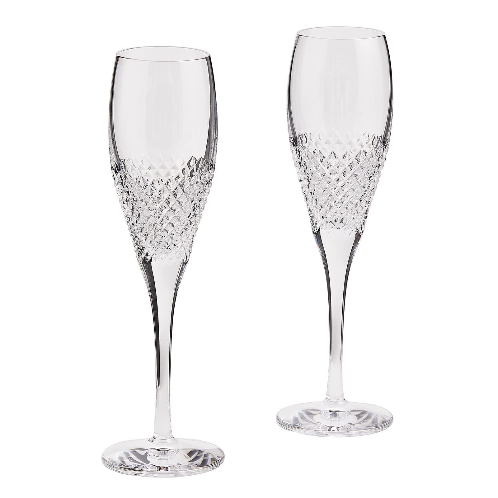 Diamond Mosaic Flute Pair