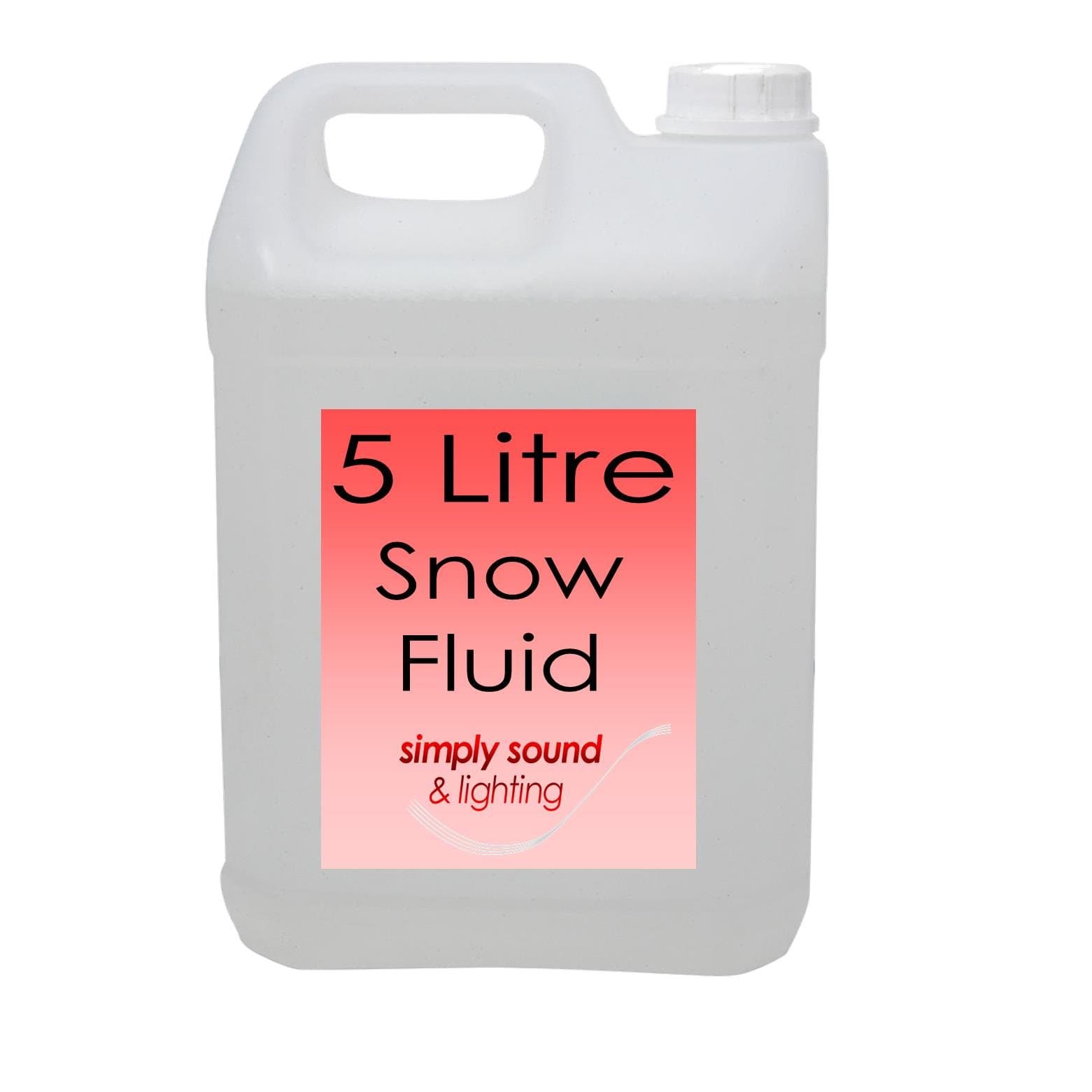 Snow Fluid High Quality 5L Bottle Liquid Snow
