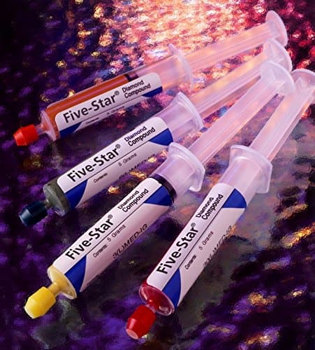 0.5 micron Gray Engis Five-Star Premium Diamond Compound, Oil and Water Soluble, Standard Diamond Concentration, 5 Gram Syringe