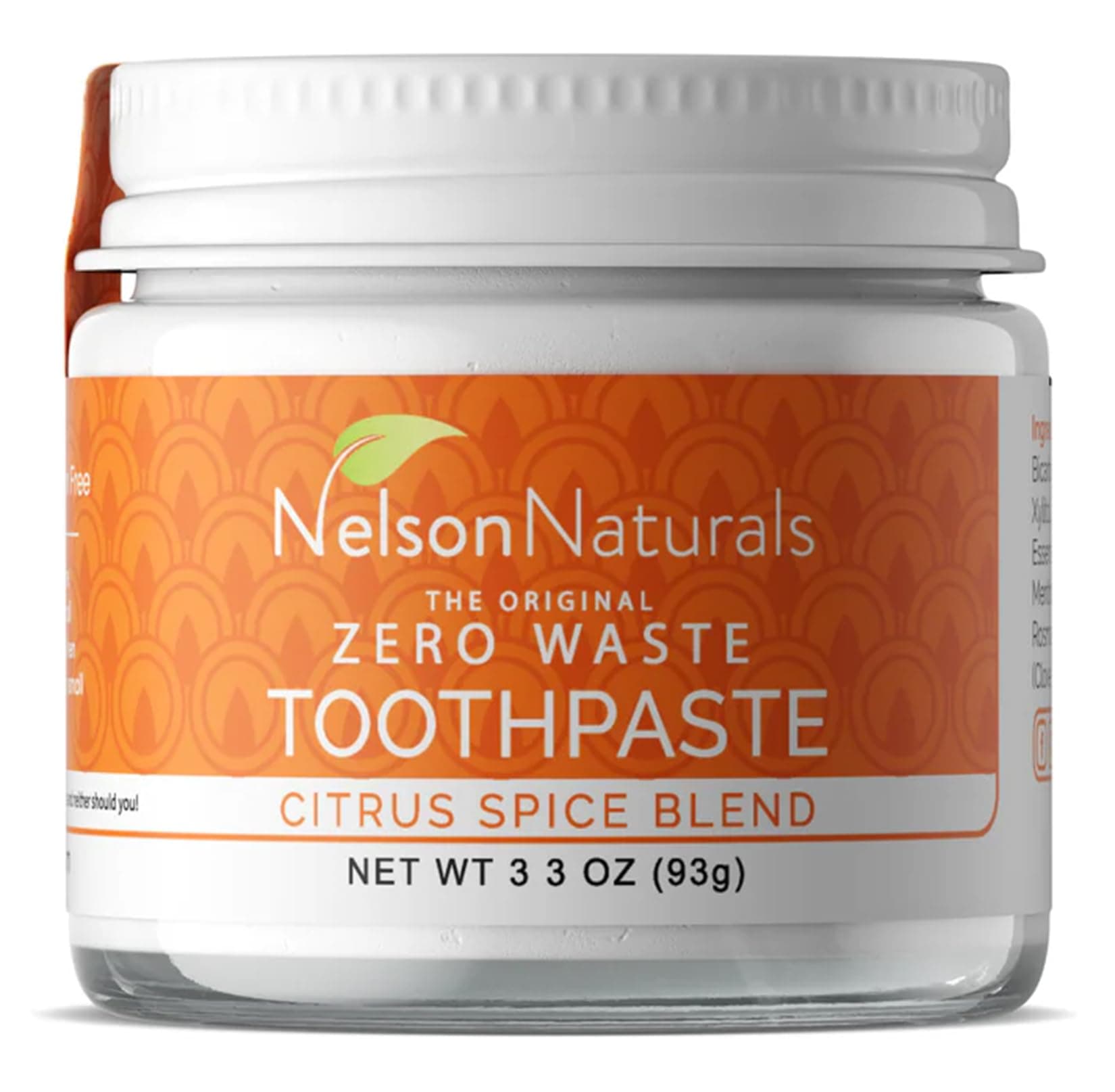 Nelson Naturals Citrus Spice Blend Fluoride Free Toothpaste 94 ml