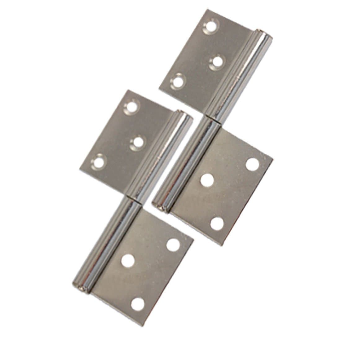 Aexit 2 (Tool holder) Pcs Polished Metal Two Leaves Door Gates (53ry521qf606) Flag Hinges