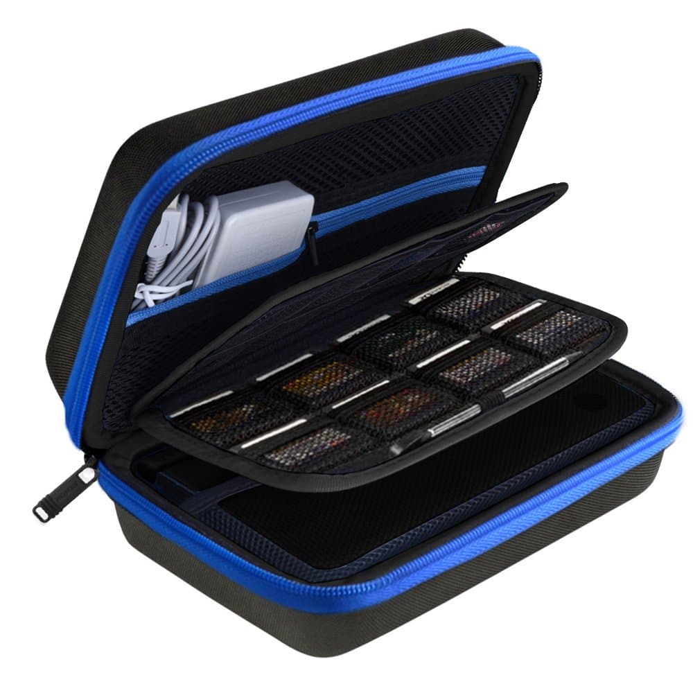AUSTOR Hard Carrying Case for Nintendo 3DS Blue
