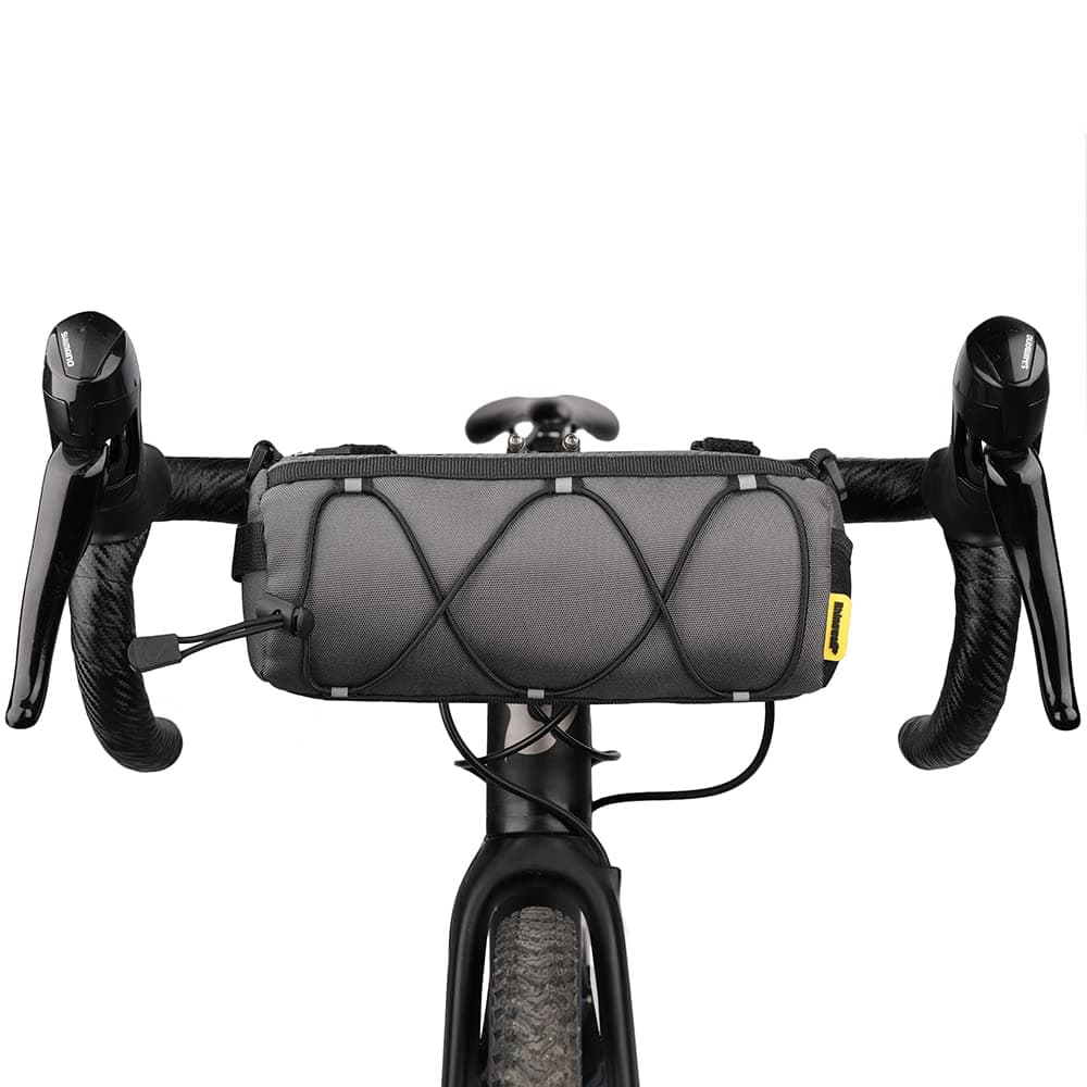 Bike Handlebar Bag, Bicycle Front Bag Frame Storage Roll Bag Mountain Road Bikes Commuter Shoulder Bag Professional Cycling Accessories